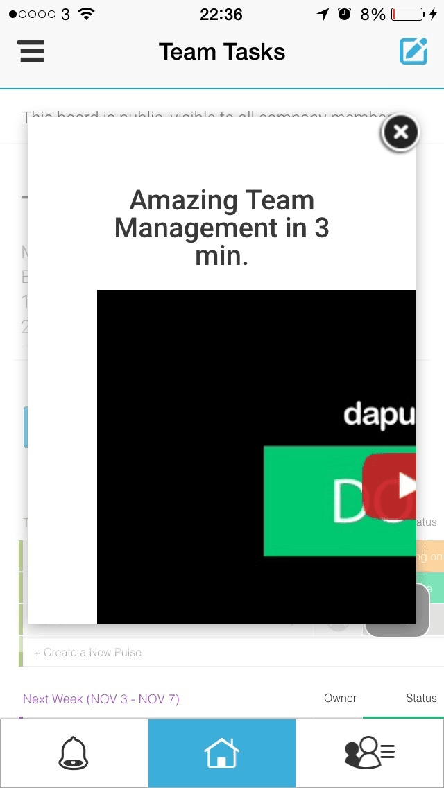 Images showing a number of screens from the mobile app