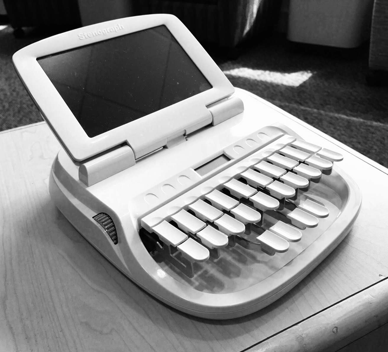 A photo of Norma's stenography machine