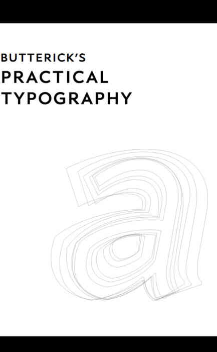 Butterick’s Practical Typography cover
